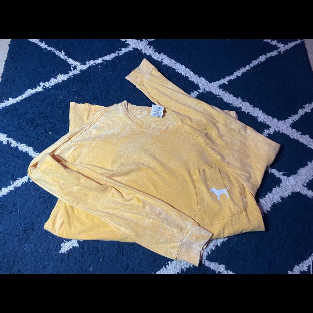MUSTARD YELLOW PINK shirt